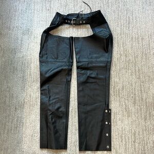 FMC Leather Motorcycle Chaps
